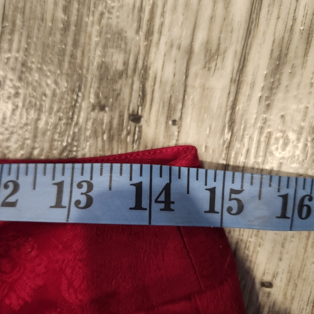 Talbots Petites Signature Red Jacquard Ankle Pants – Size 4P NEW - Picture 8 of 11